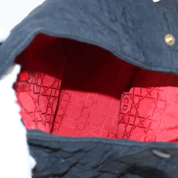 Christian Dior Canage Shoulder Bag Nylon Black Gold Auth yk15552 - Picture 16 of 16